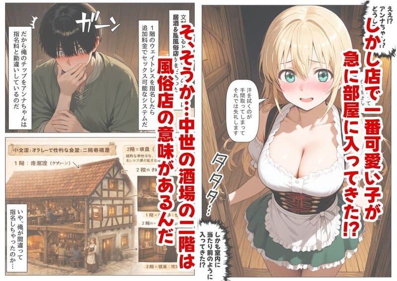 中世ヨーロッパに俺が転移したら、エロすぎた史実の話 その1の公式安全プレビュー (海外サイトより安心なサンプル) No.4)