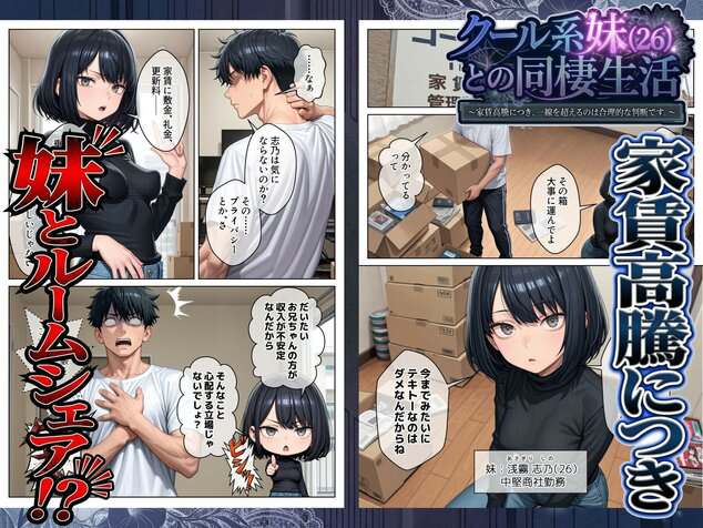 クール系妹(26)との同棲生活 〜家賃高騰につき、一線を超えるのは合理的な判断です。〜のウイルスなしで読める公式試し読み画像 (No.1)