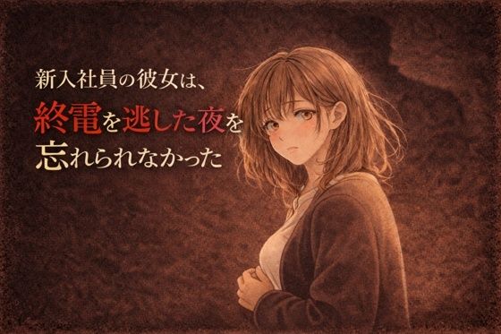 新入社員の彼女は、終電を逃した夜を忘れられなかった ―教育係の上司と、もう一度だけ―（夜の灯る部屋）の【無料エロ漫画】アイキャッチ画像【無料エロ漫画ジャパン】